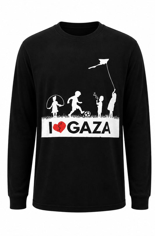 Let Them Play, Let Them Live — Palestine Long Sleeve Tee