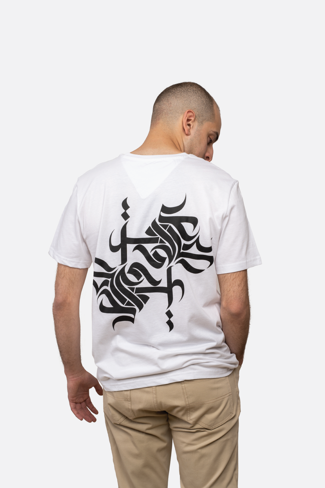 Short Sleeve Calligraphic Tee